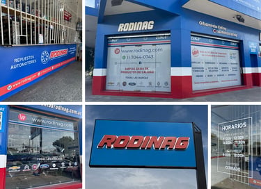 portfolio marketing digital Rodinag repuestos automotores argentina GUVINE