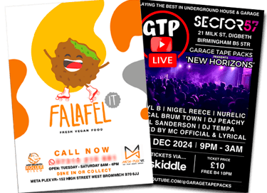 A5 flyer designs