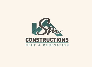 Logo de l'un de nos clients "Constructions SM" en Charente