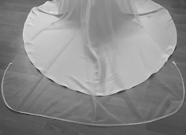 Voile de mariée Blanc Muguet