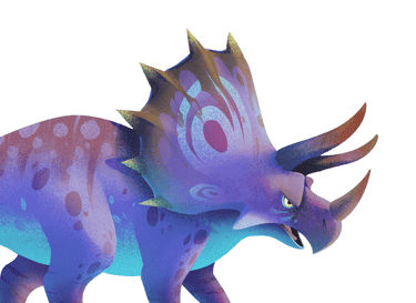 For this book, I designed a collection of different creatures, such as dinosaurs, reptiles, and syna