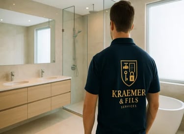 plombier a Haguenau dans une salle de bain rénové