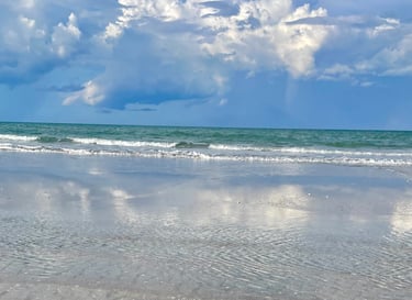 natural healing at the ocean shoreline