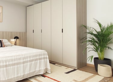 Uso de plantas y materiales naturales en interiorismo wabi-sabi