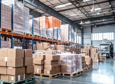 interior of bonded warehouse