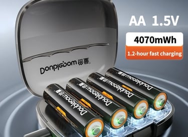Pilha Recarregável AA 1.5V 4070mWh