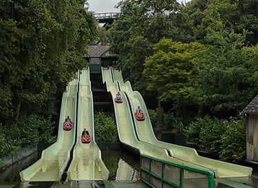 bellewaerde 2025 big chute water glijbaan raft