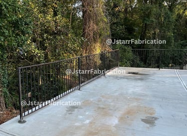 driveway metal fences