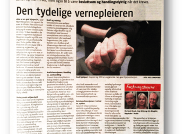 Kronikk Den tydelige vernepleieren