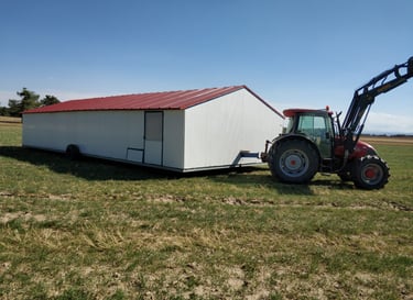 Proyecto Gallinero portátil móvil gallinas