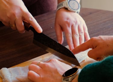 Cours de cuisine organisé par Marine Lucas