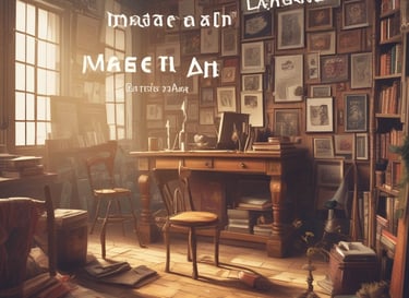 A group of students discussing in a classroom with charts on the wall.