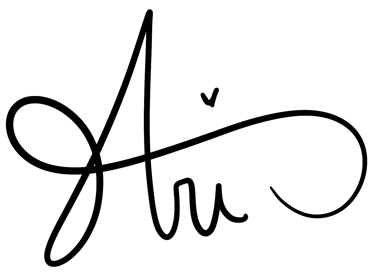Signature of my name, Ari.