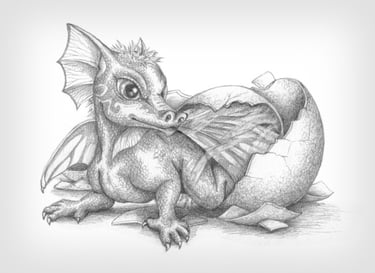 Hatching dragon