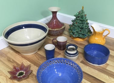 Various types of pottery