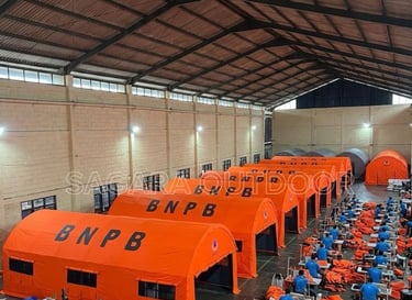 pabrik tenda pengungsi