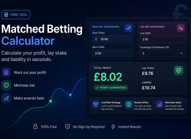 matched betting calculator