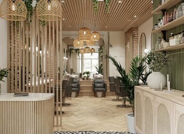 df interiors health & beauty projects