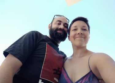 A couple standing next to each other