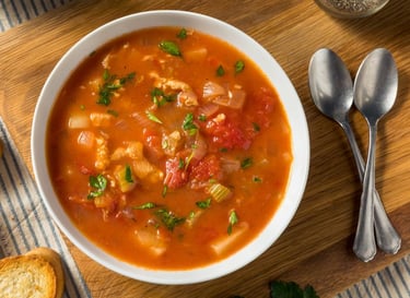 red clam chowder