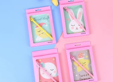 Agende kawaii colorate con copertine creative, perfette per organizzare le giornate con allegria