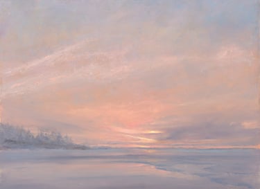 LIGHT SPILLS Painting by Mary Kersell