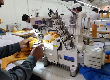 Stitching Depart of JACX WEARS 