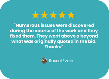 Customer Review Russel Evans