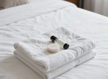 A clean and inviting vacation rental with fresh linens and sparkling surfaces.