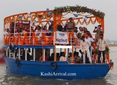 Premium Decorated Bajra Boat for Grand Celebration