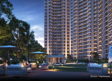 a group of people sitting around a lawn | Eternia Greater Noida West