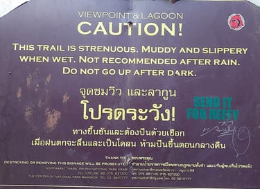 thailand krabi railay viewpoint princess lagoon start point