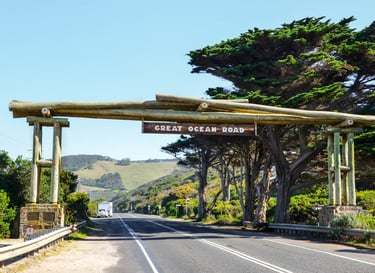 The Great Ocean Road arch