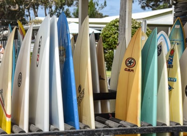 Surfboards in Torquay, Great Ocean Road