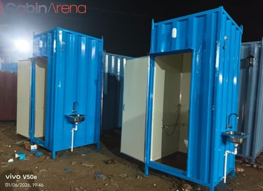 CabinArena Portable Toilet Cabins