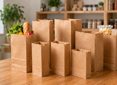 Paper Bags (खाखी पेपर बैग) eco-friendly carry bags supplier in Indore – NEW GURUNANAK PLASTIC & PACKAGING