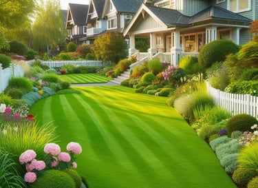 well maintained lawn