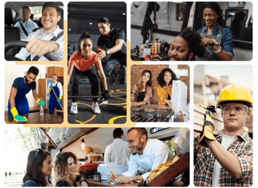 Small business owners and mobile workers who use a business phone number