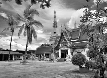 A majestic Thai temple photograph by Peter Pickering