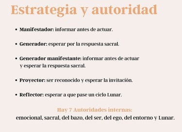 Estrategia y autoridad diseño humano