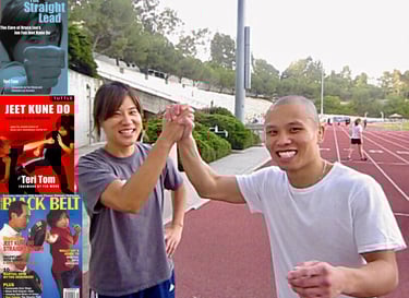 MARK RECAIDO TRAINING JEET KUNE DO LOS ANGELES WITH TERI TOM!