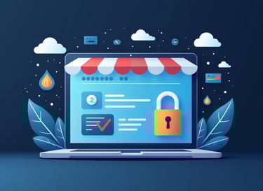 a laptop with a lock on it and a padlock