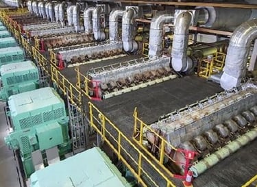 342 MW, 60 Hz. HFO Power Plant