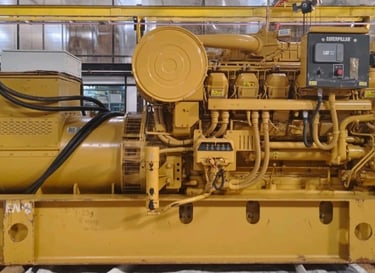 Caterpillar 3512B, 1472 KW Continuous, 450v. 60 Hz.