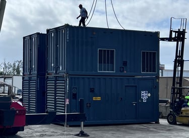 CUMMINS/AGGREKO Osprey, QSK60G22 Natural Gas Generator