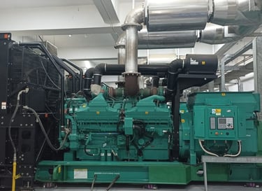 Cummins QSK60-G8, 2145kW, 400v 50 Hz.