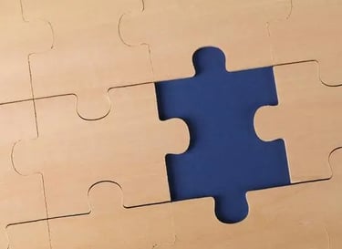Missing puzzle piece representing challenges in sourcing materials and managing infrastructure proje