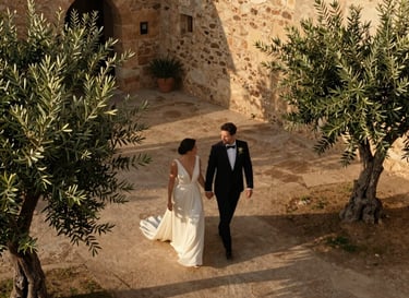 Servicio de dron para bodas