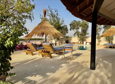 Piscine privée des suites