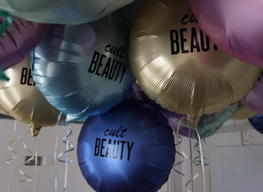 cult beauty balloons
